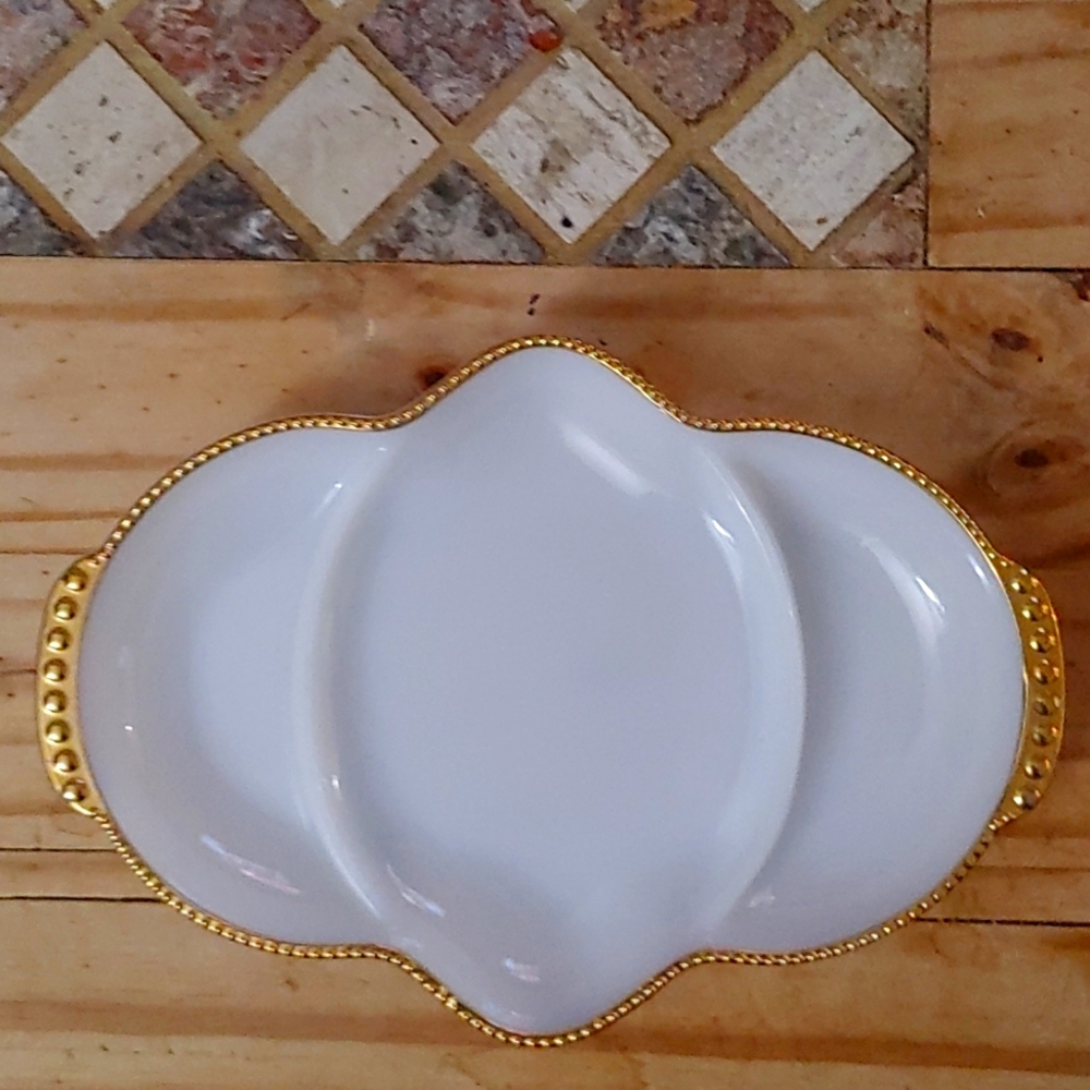 Milk Glass serving dish